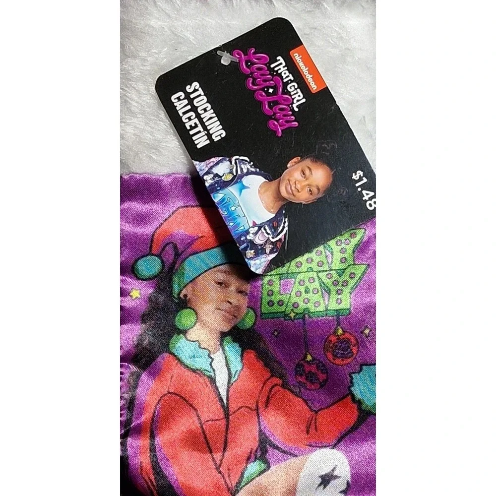 Marvel Spider-Man & That Girl Lay Lay Mini Christmas Stockings Lot of 3 NWT 7in